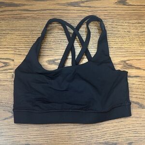 lululemon crossover black sports bra